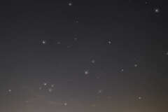 星降る初冬の夜