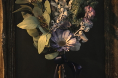 立体的な花の絵画
