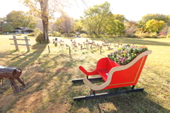 サンタは出発練習中