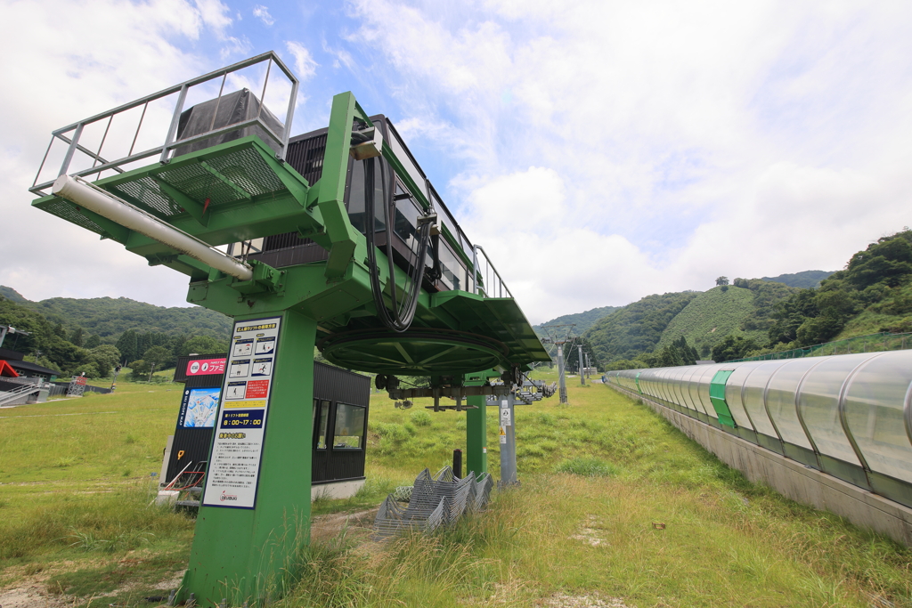 夏のスキー場