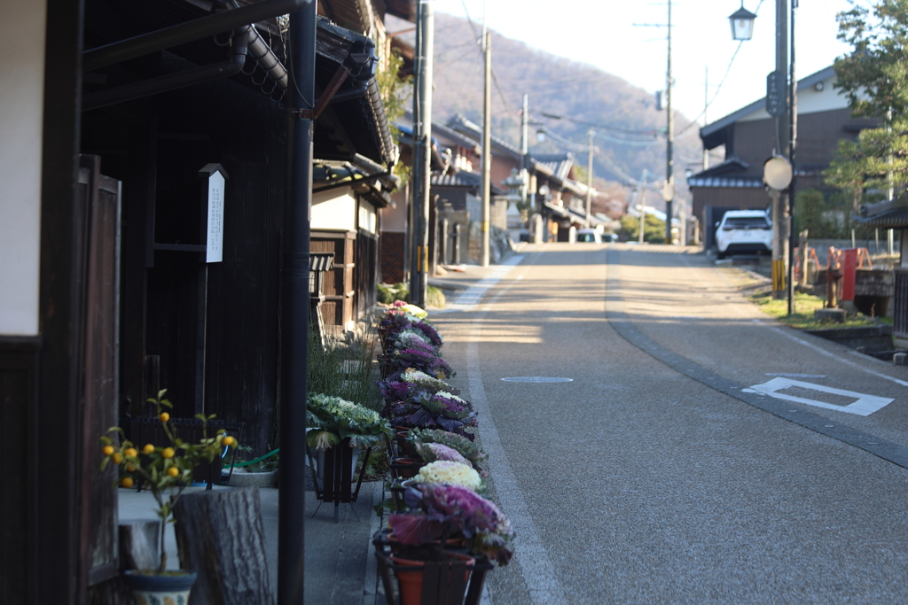 中山道街道沿い