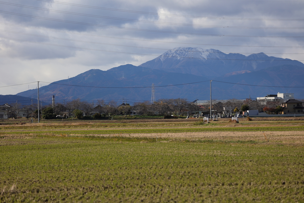 伊吹山冠雪