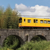 眼鏡橋と黄色い電車