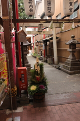 商店街の神社