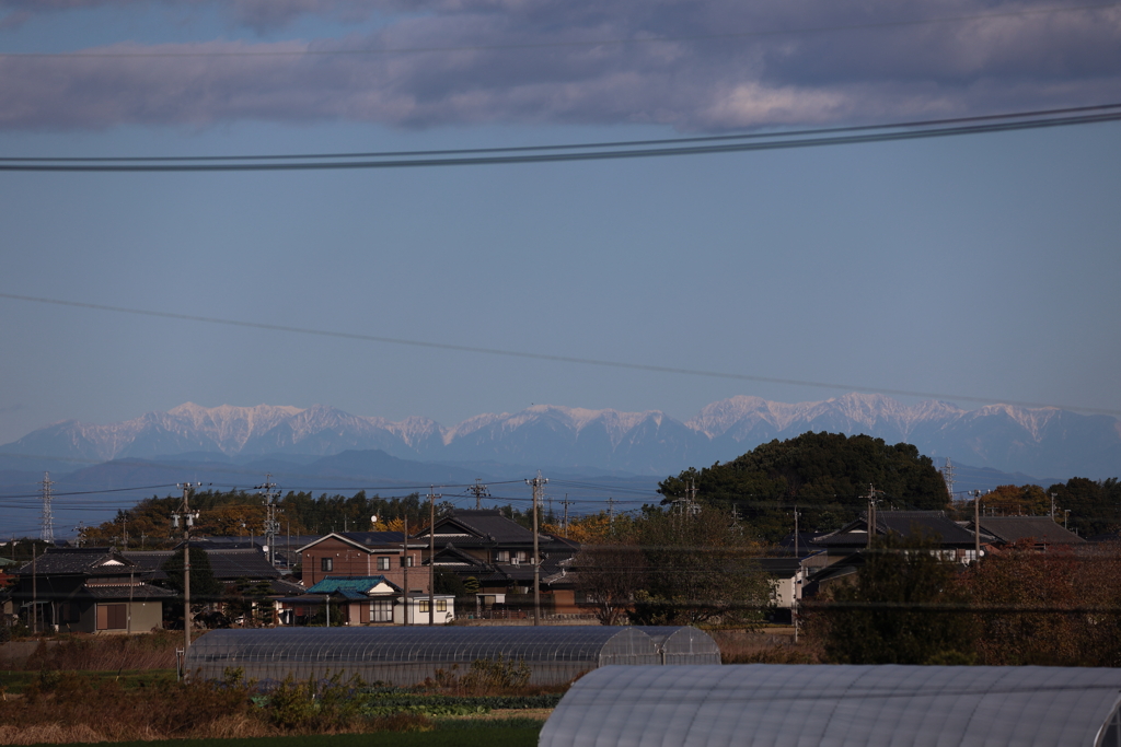 レアな中央アルプス西側全景