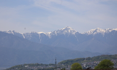 北アルプス 常念岳と　ちょっと出し槍ヶ岳