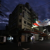 日曜早朝の柳橋
