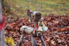 トナカイ便の出発準備