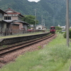 あずき色の列車