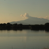 夕暮れ伊吹山