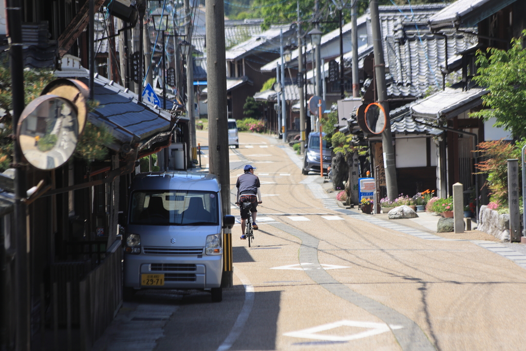 中山道サイクリスト