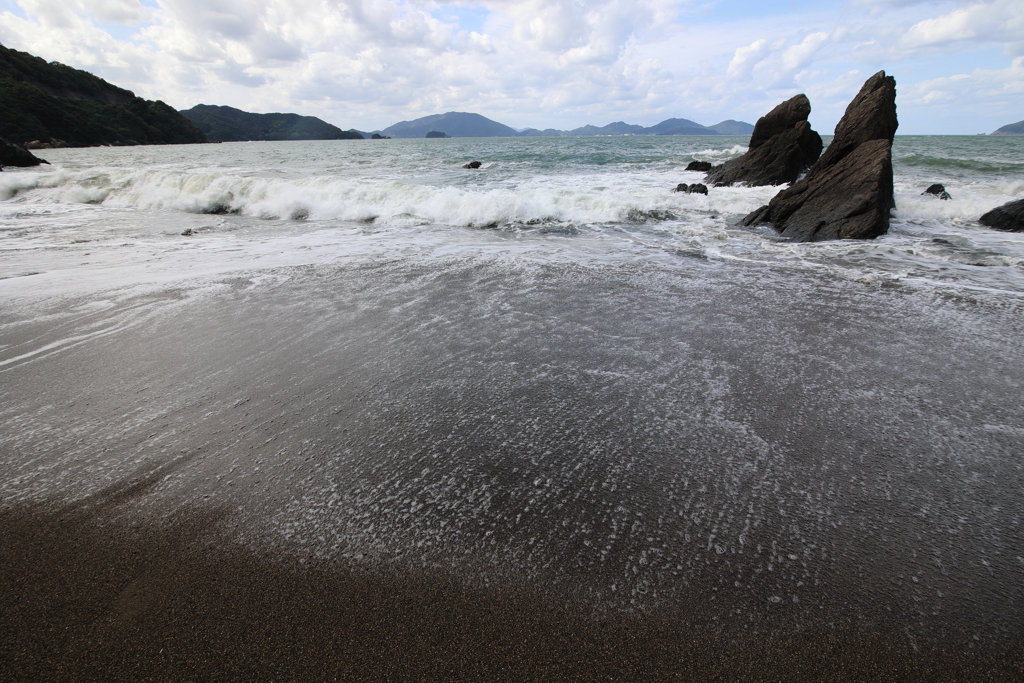 冬に向かう日本海