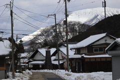 伊吹山の麓の宿場