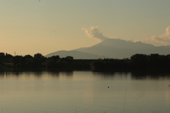 伊吹山夕景