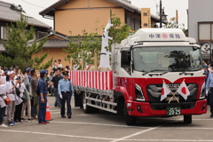20年に一度の祭り 御樋代木奉迎送～ご神木到着