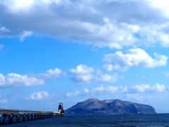 函館山とセメントロード