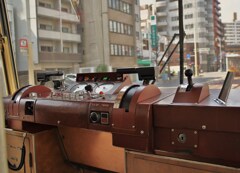 広島電鉄705運転台