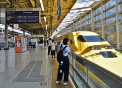 13時56分「ドクターイエローこだま検測下り」到着