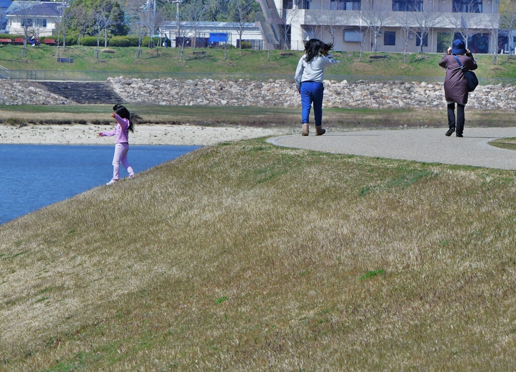 春風のいたずら