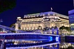 Merlion at night jpg (8)