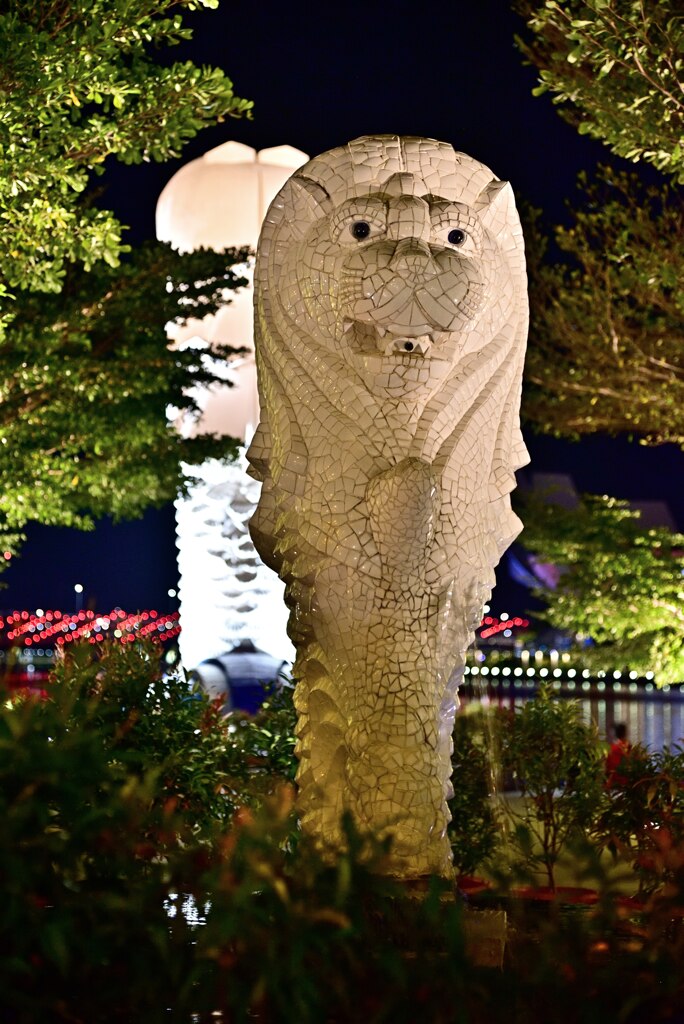 Merlion at night jpg (13)
