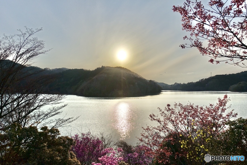 お気に入りの湖までドライブ