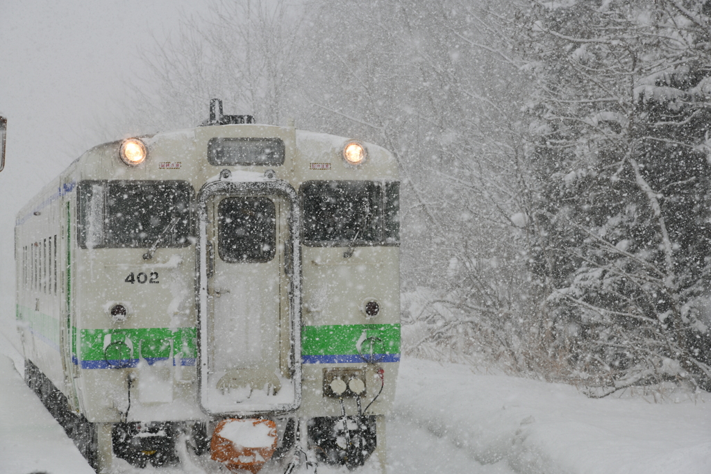 列車到着