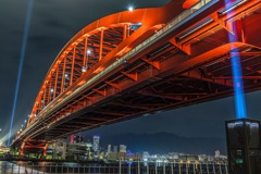 神戸大橋ライトアップ