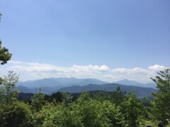 山登りの際に