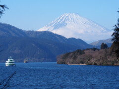 芦ノ湖より（富士山！！）