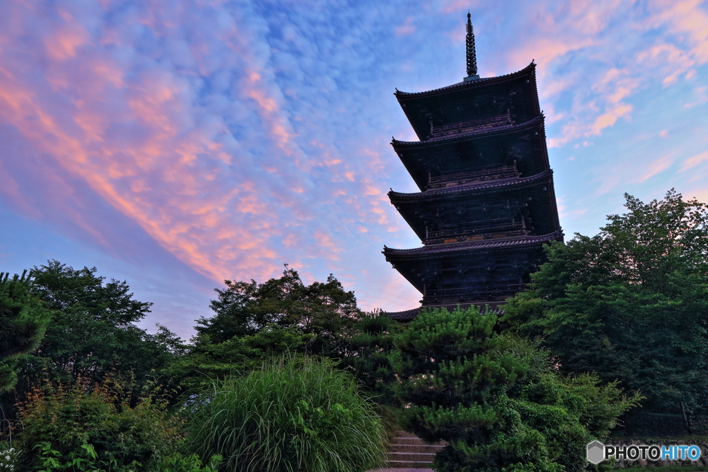 備中国分寺×夕焼け part 5