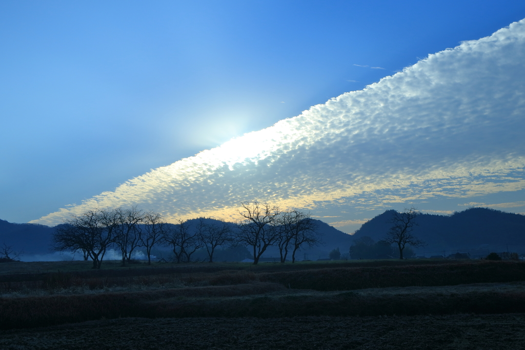 雲の境界線