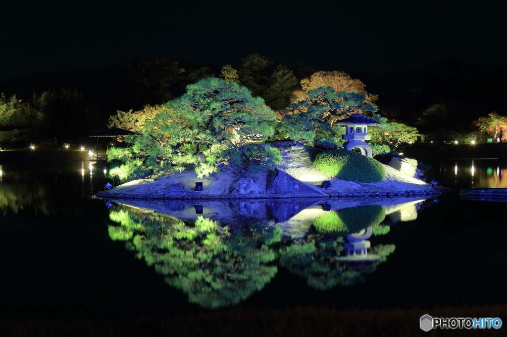 後楽園×幻想庭園2020秋(5) 砂利島