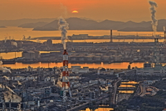 工場夕景(revised)