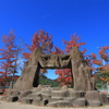 鬼と紅葉