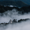 雲海と郡上城