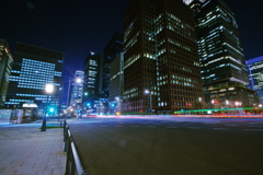 ビルと輝跡