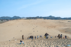鳥取砂丘．4 - 馬の背の頂上