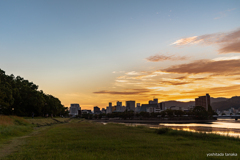 夕暮れの風景