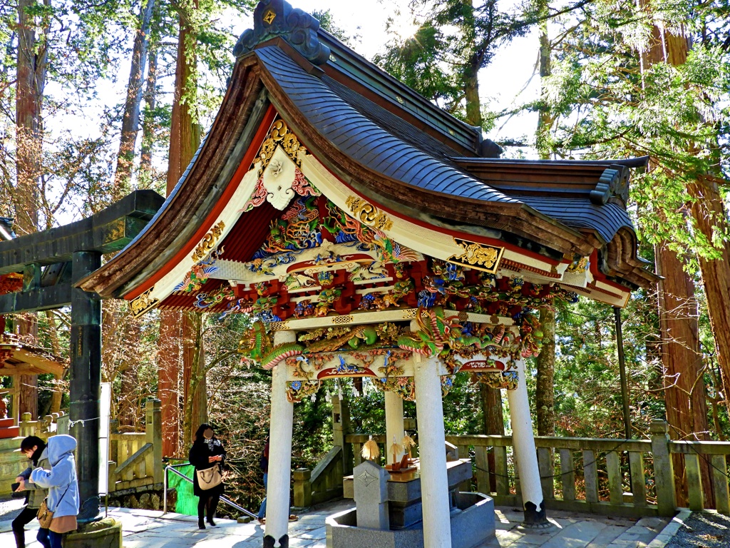 三峯神社の手水舎