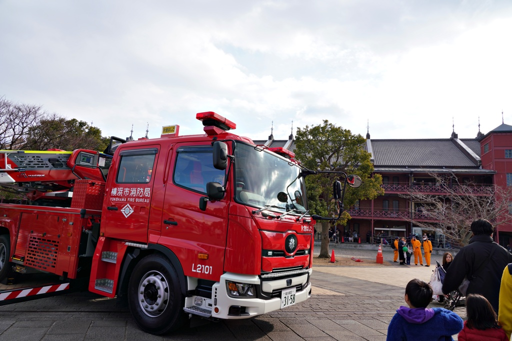 横浜市消防出初式の消防車展示 by 光野ホタル （ID：12183517） - 写真