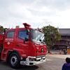 横浜市消防出初式の消防車展示