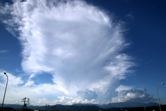 今日の空(丹沢方面)