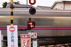 京王線 踏切前