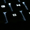 夜のキーボード
