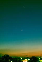 Teal & Orange 月と金星