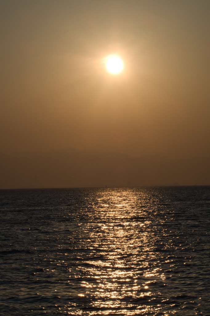夕日の少し前