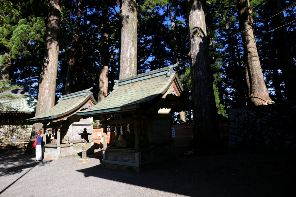 玉置神社　　車酔って　しんどかったですが　風景がよくパワーを貰いました