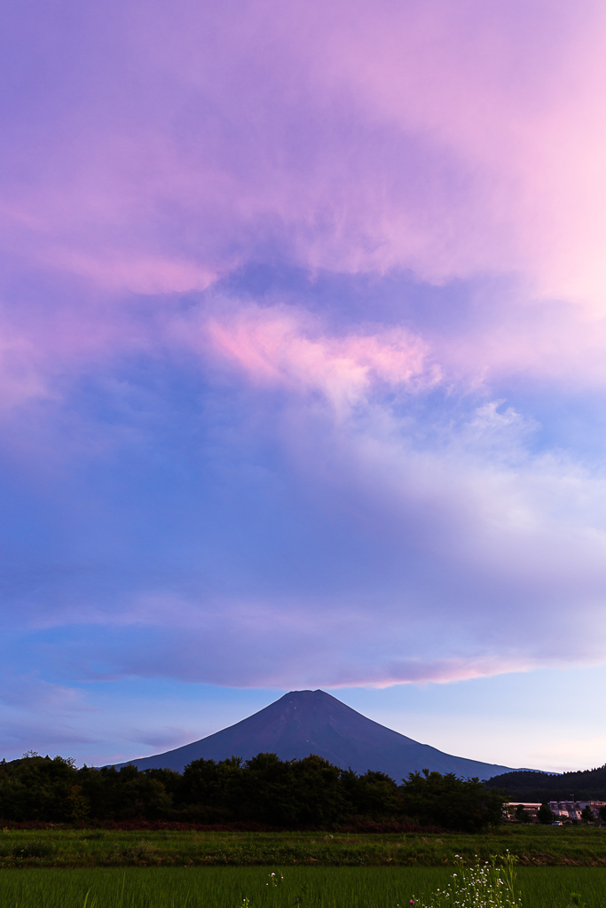 富士吉田からの夕景