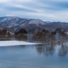 冬の秋元湖